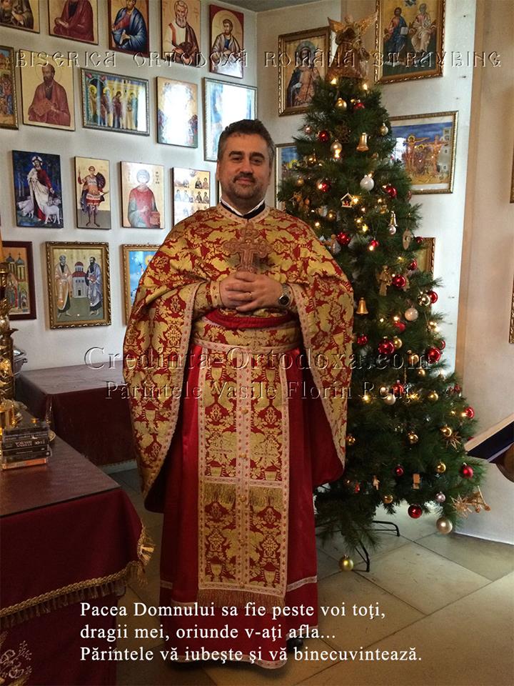 Parintele Paroh Vasile Florin Reut, Biserica Ortodoxa Romana „Sfintii Imparati Constantin si Elena” Straubing si „Nasterea Maicii Domnului” Passau Parintele Paroh Vasile Florin Reut, Biserica Ortodoxa Romana "Sfintii Imparati Constantin si Elena" Straubing si "Nasterea Maicii Domnului" Passau