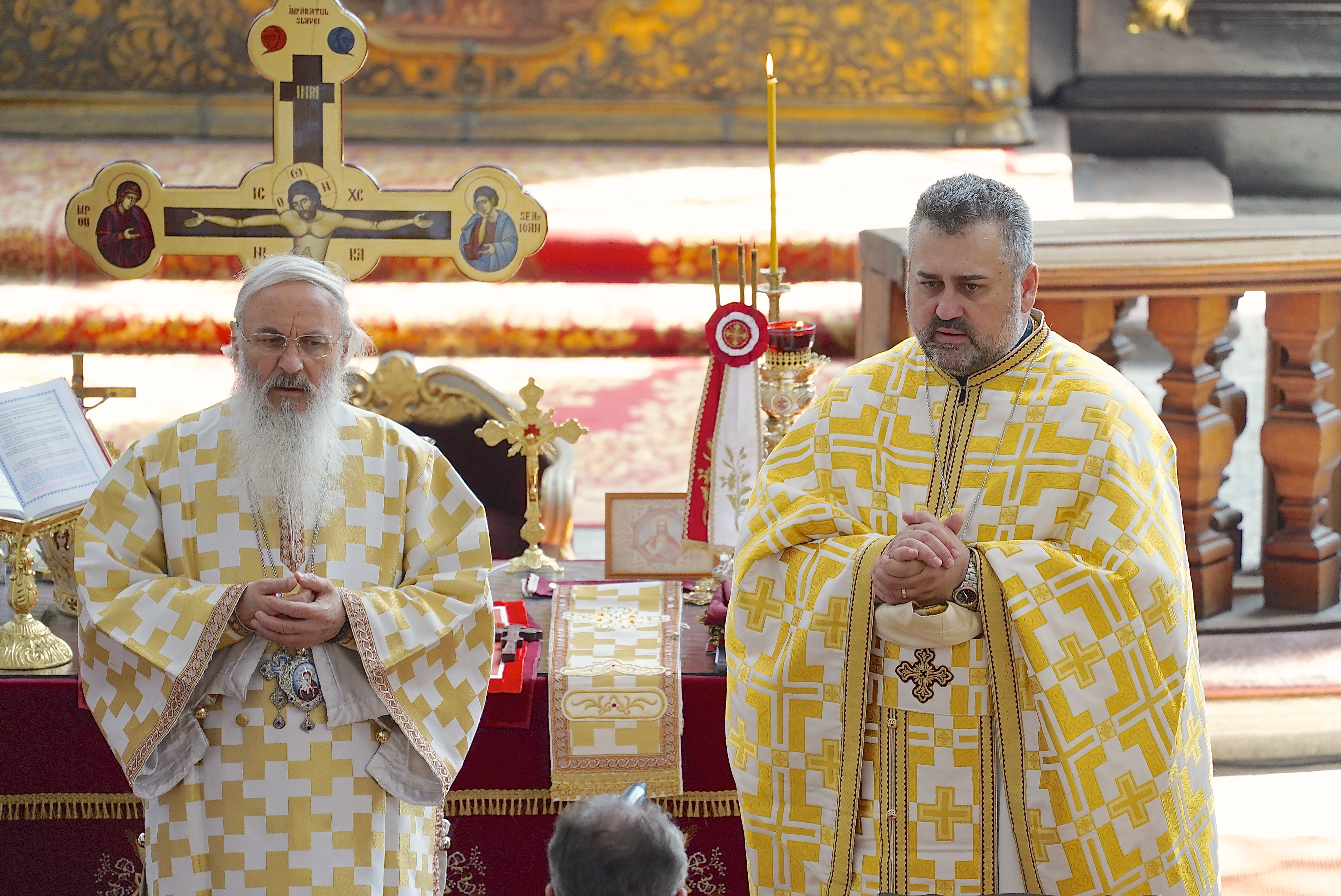 Metropolit Dr. Serafim Joanta bei der Feier zum Kirchenpatrozinium der Rumänisch-Orthodoxen Kirchengemeinde in der Jesuitenkirche