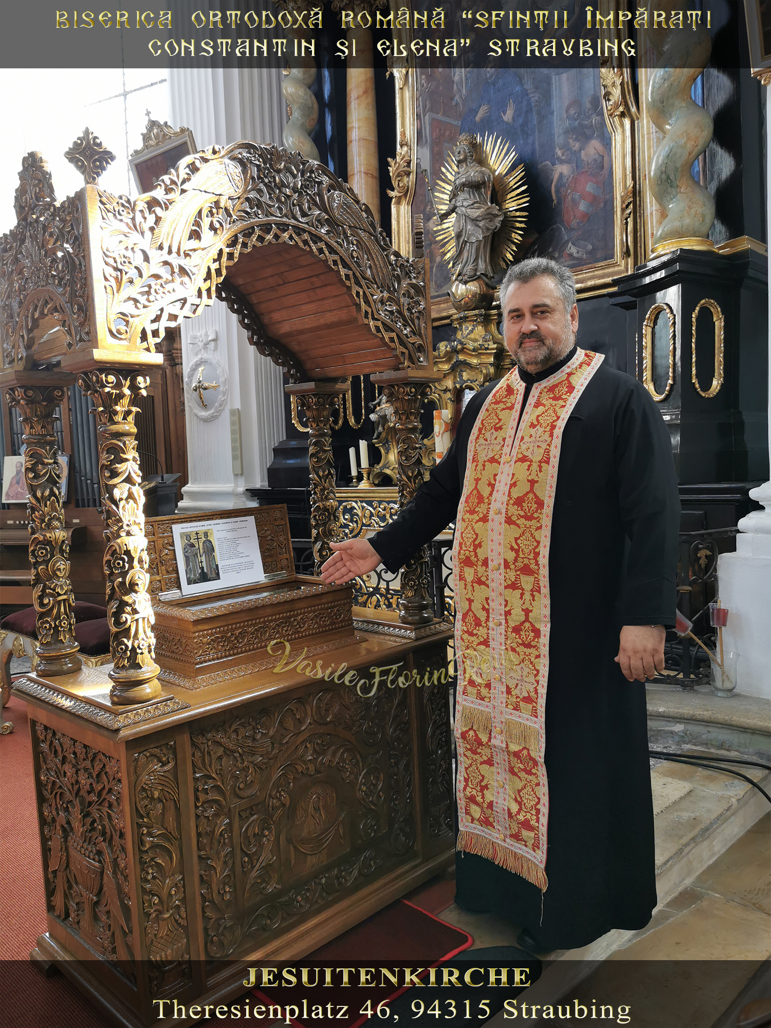 SFINTELE MOAŞTE expuse spre închinare în Biserica Ortodoxă Română din Straubing - 1