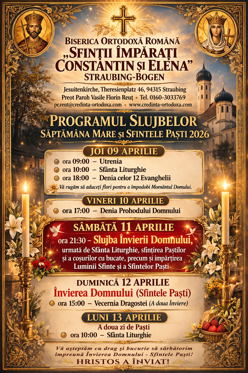 Învierea nu se povestește. Învierea se trăiește. Învierea nu se povestește. Învierea se trăiește.